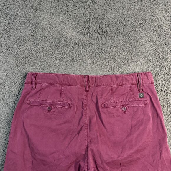 Marc O'Polo Pants Mens 34x34 Red Modern Vernik Slim Straight Fit Stretch Chinos - Picture 10 of 16
